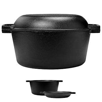 Amazon.co.jp: 鋳鉄ダブルダッチオーブン - プレシーズン5